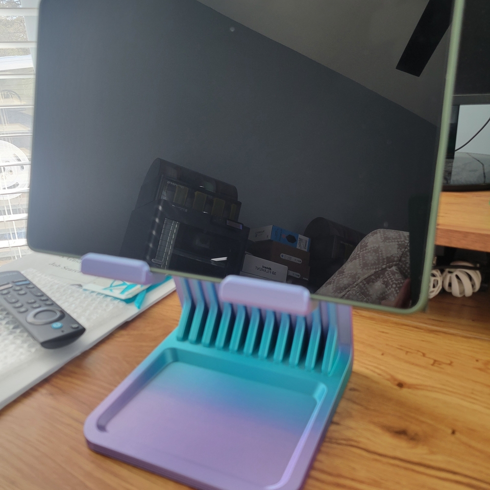 Mermaid Gradient Tablet Stand. Fits Any Sized Tablet. Samsung, Apple, Acer! - Picture 2 of 3